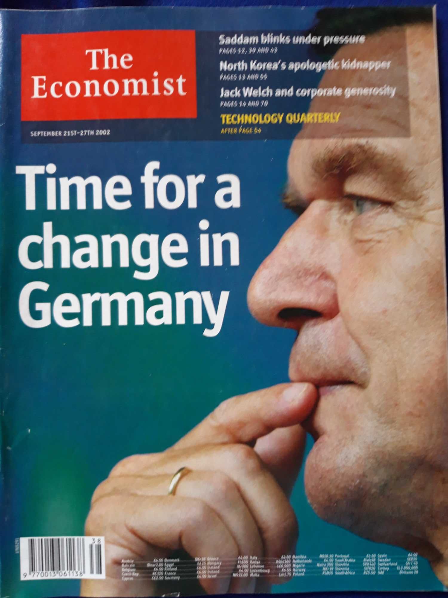 Revistas The Economist Ano 2002