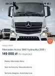 Mercedes Actros 1845 hydraulika 2018r