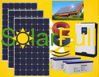 Kit – 3.000w habitação painel fotovoltaico solar pico 6 kw Prd. 1120wh