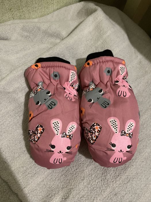 Краги детские, непромокаемые варешки на 2 года