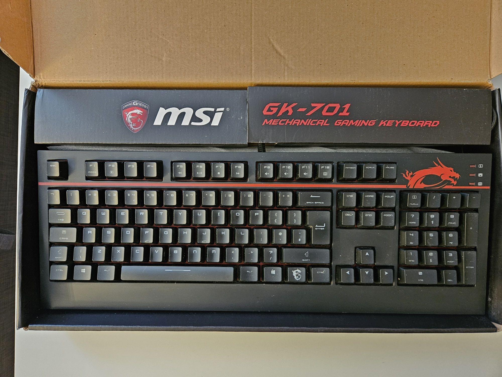 Klawiatura Gamngowa MSI GK-701