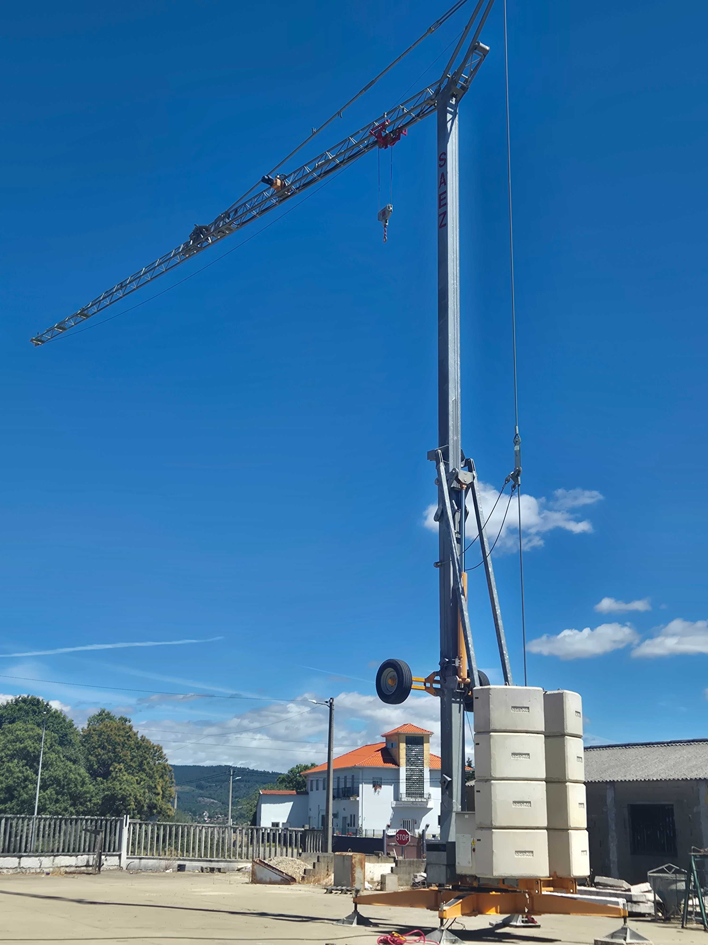 Grua automontante hidraulica