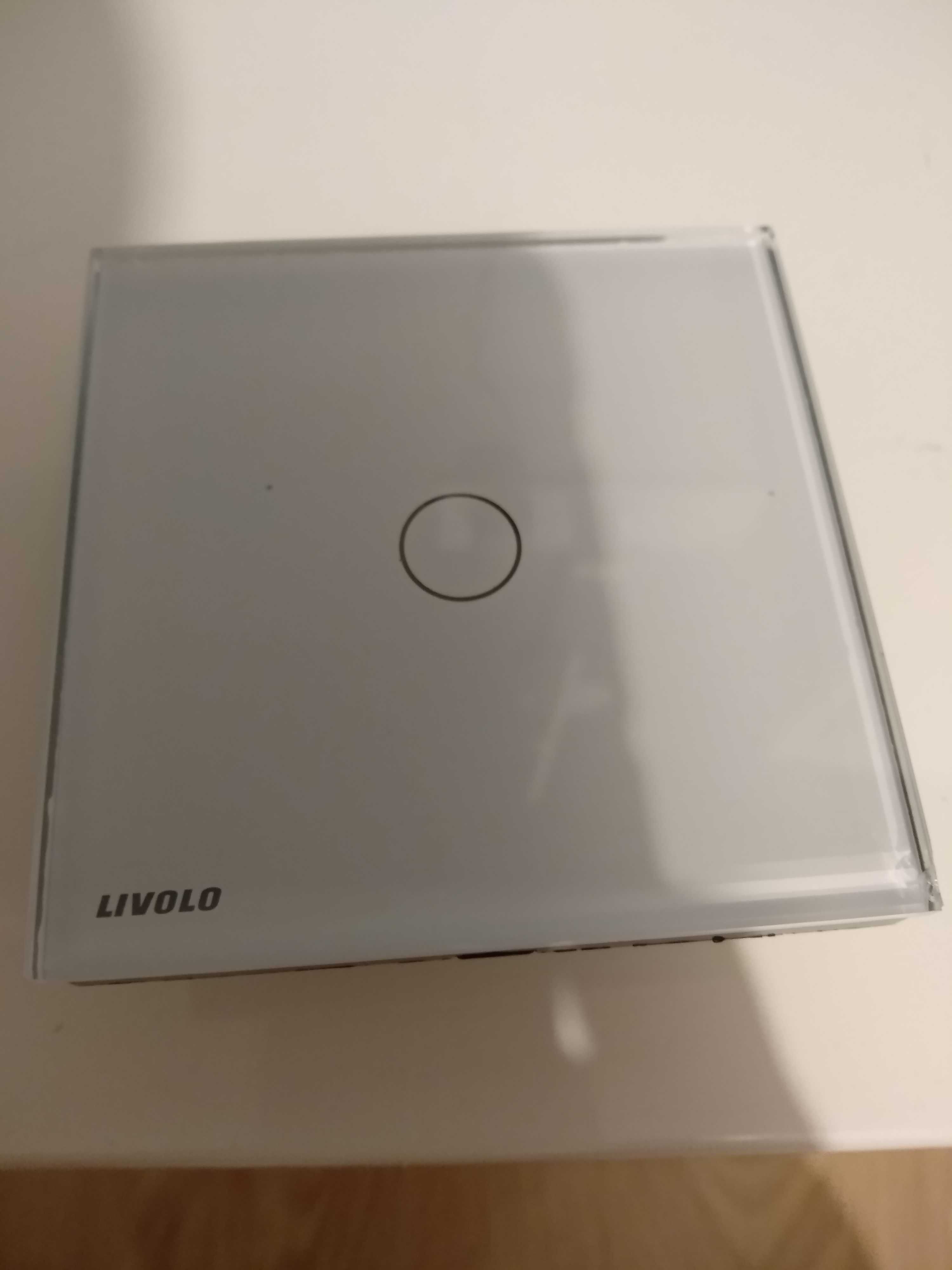 Włącznik dotykowy LIVOLO VL-C301R-61 + szklany panel