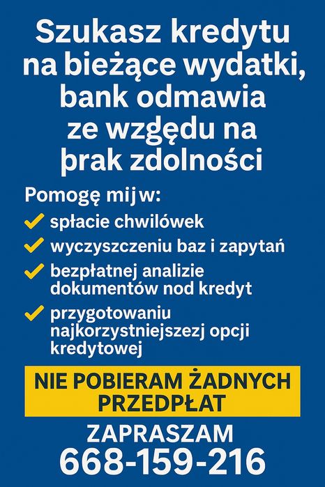 Pozbądź się chwilówek i nadmiaru zapytań