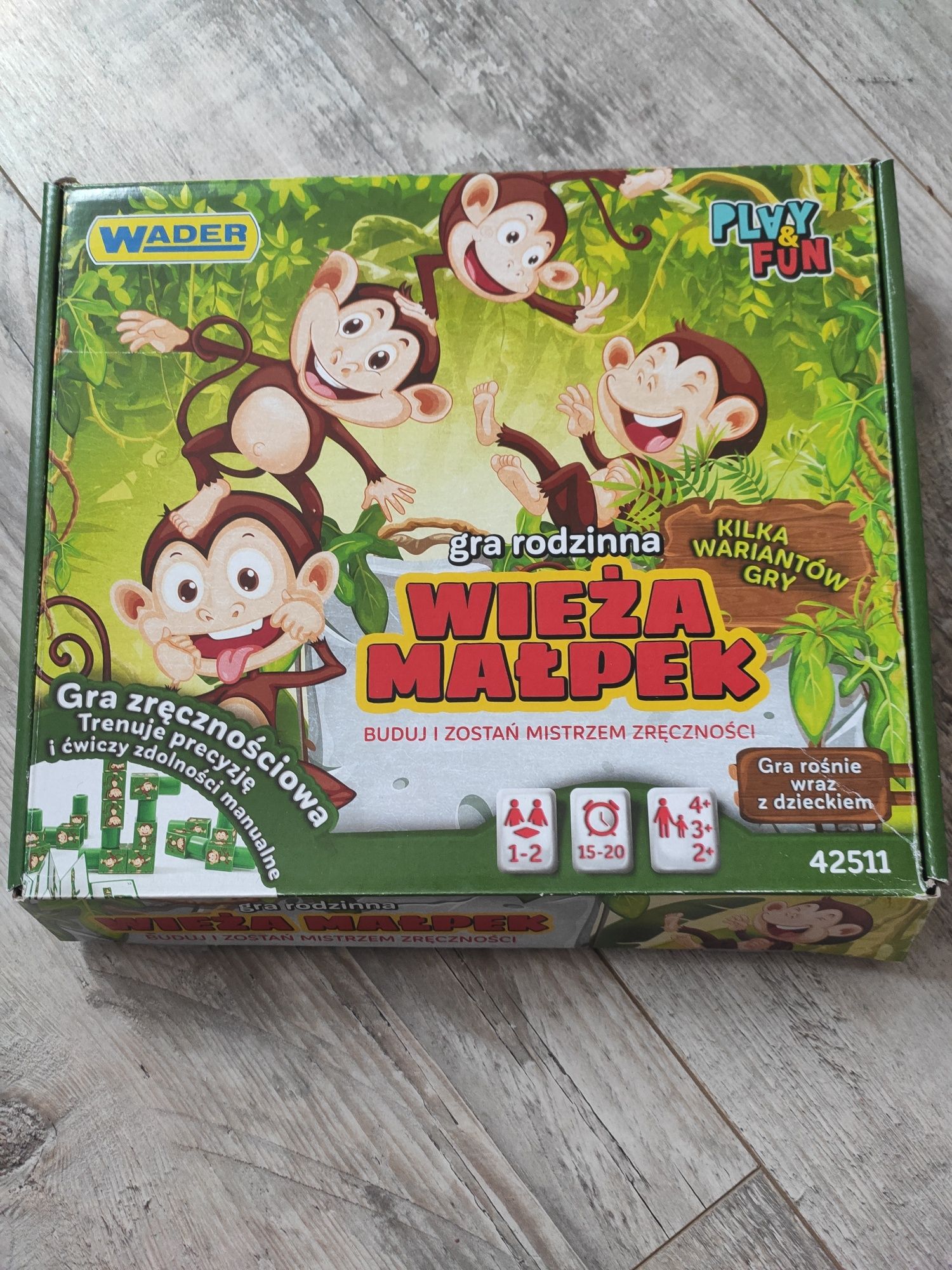 Gra skaczące małpki od 2 do 4 lat