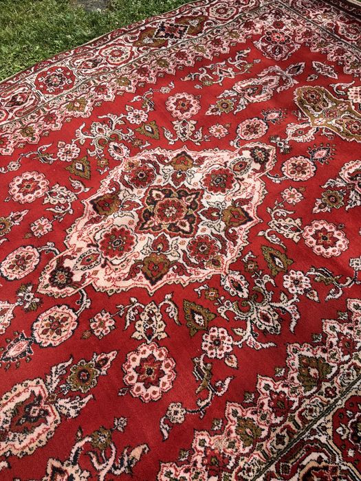 Натуральний килим червоний 3х2 м/ коврик натуральний , килим натуральр