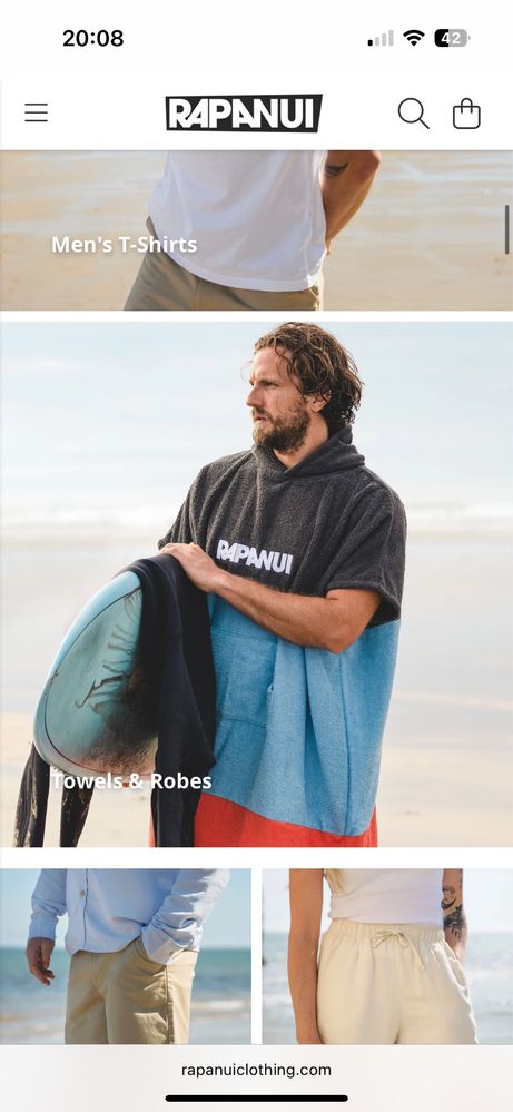 Poncho surf homen