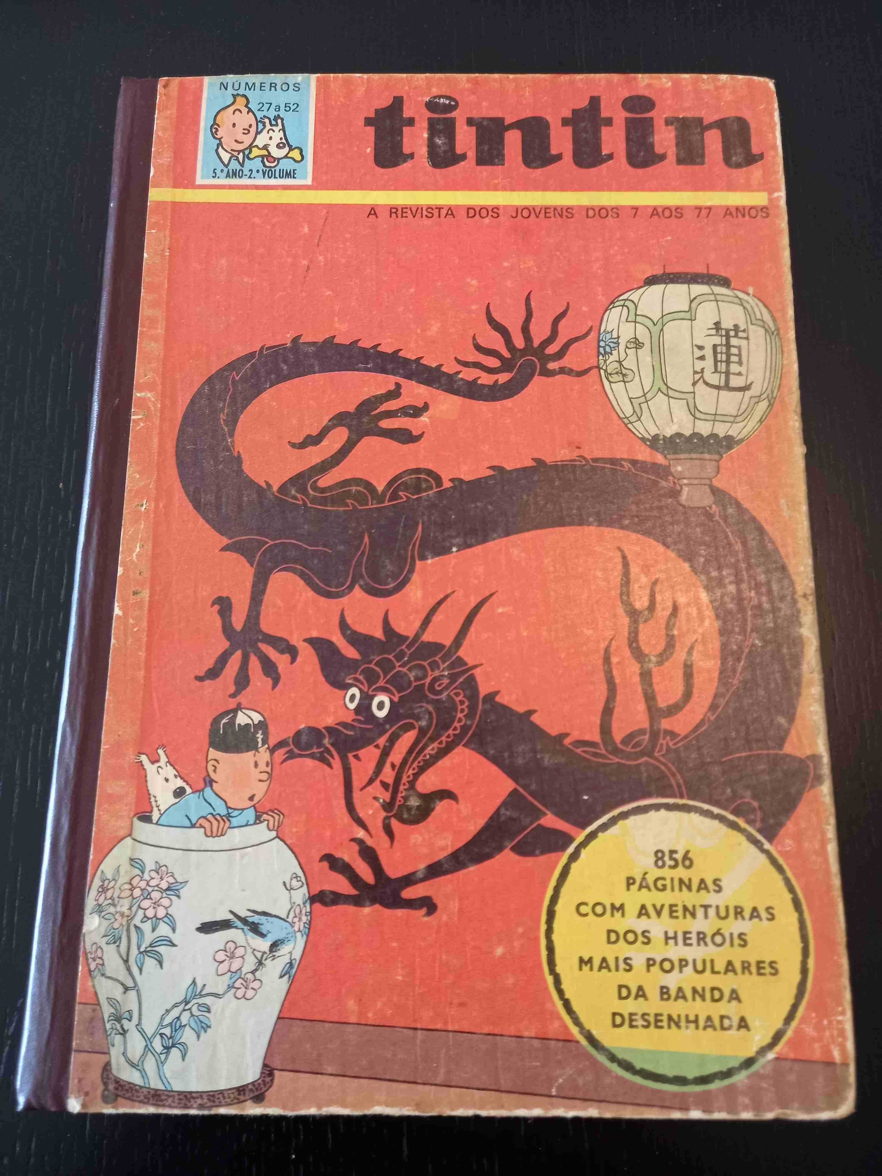 Tintin - Revistas em volumes encadernados - 10 - Ano 5 - 2º vol.