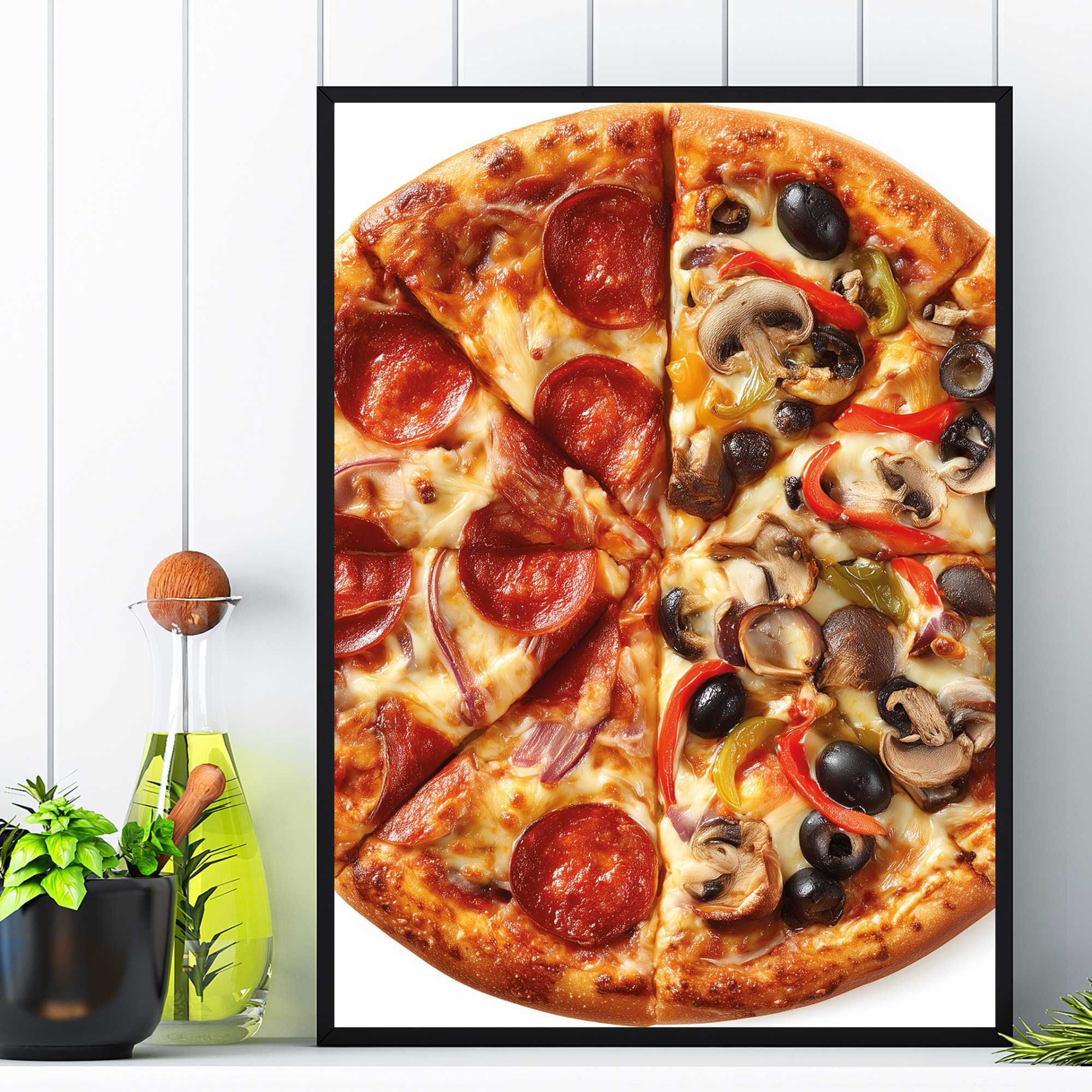 plakat pizza, plakat reklamowy pizza, obraz pizza, pizza