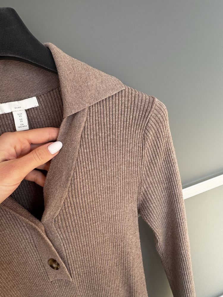 Поло плаття рубчик H&M