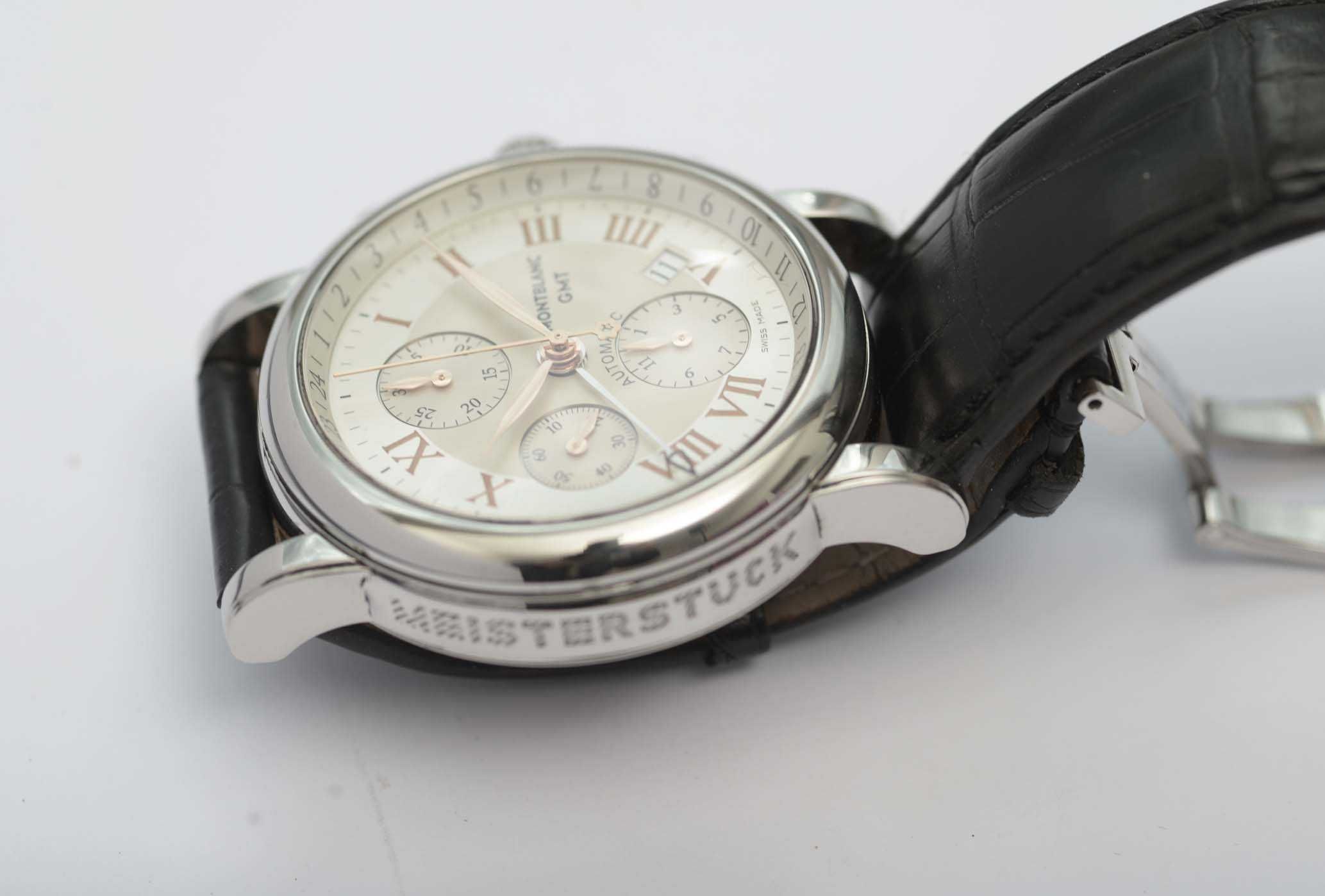 Relógio Montblanc Meisterstuck GMT Chronograph. Magnífico! Excelente!