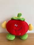 Roca peluche da Chicco em formato de Tomate Tem 13 cm de altura