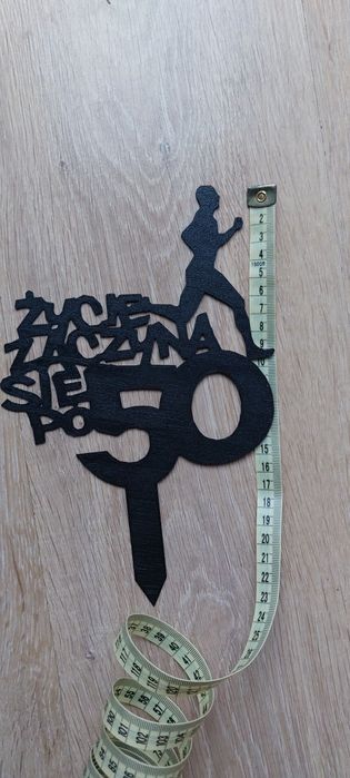 Topper tort 50tka biegacz