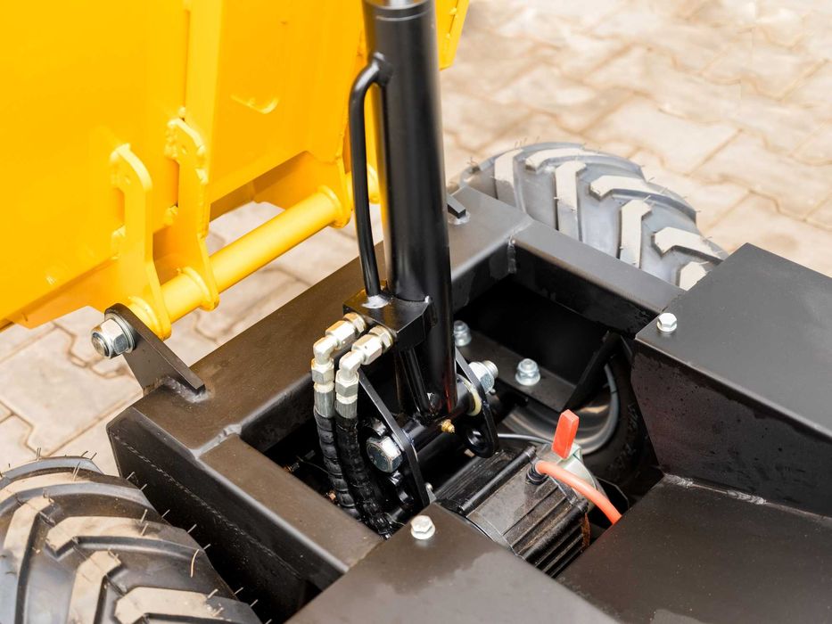 Elektryczne WOZIDŁO kołowe 500 kg NOWE 2025 Wysyp HYDRAULICZNY Wysyłka