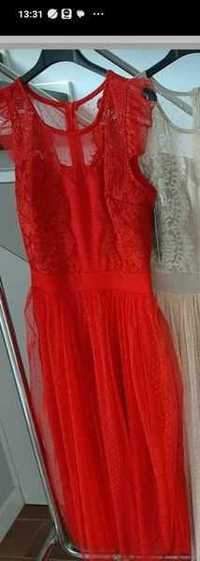 Sukienka 38 czerwona