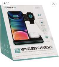Бездротовий зарядний пристрій Gelius Wireless Charger 3in1 15W