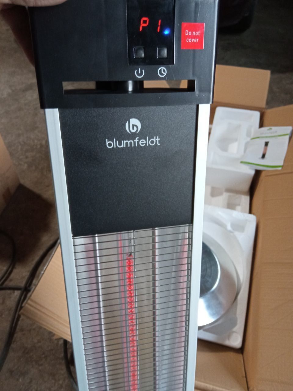 Інфрачервоний нагрівач Blumfeldt Heat Guru 2000 Вт