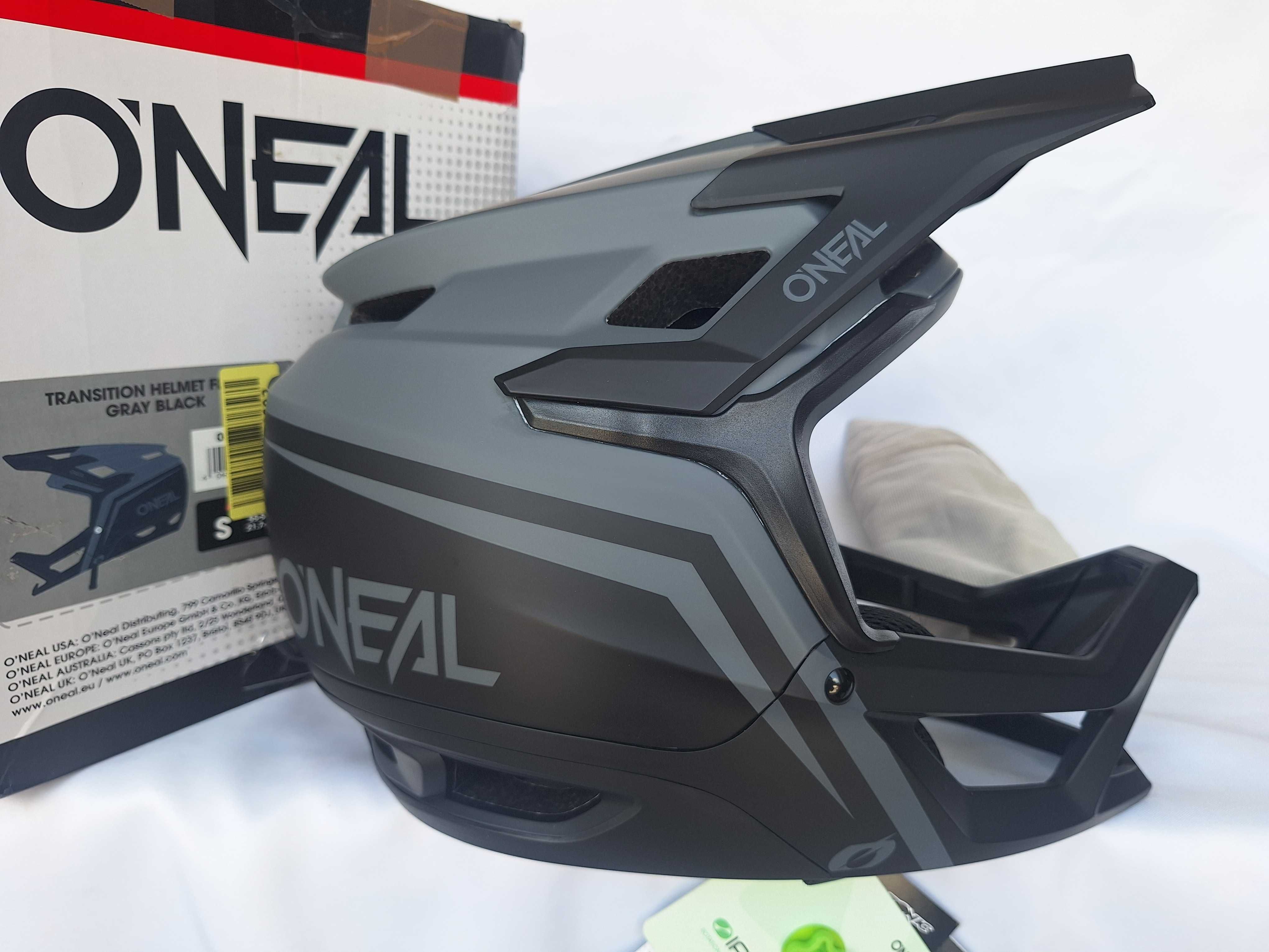 Kask fullface O'Neal Transition Helmet V23 Flash Black Gray S 55-56cm