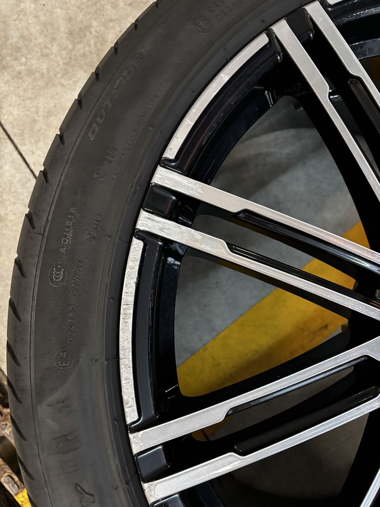 4 Jantes 21 Porsche Cayenne  Pack 4 Pneus Pirelli 295/36R21 usados