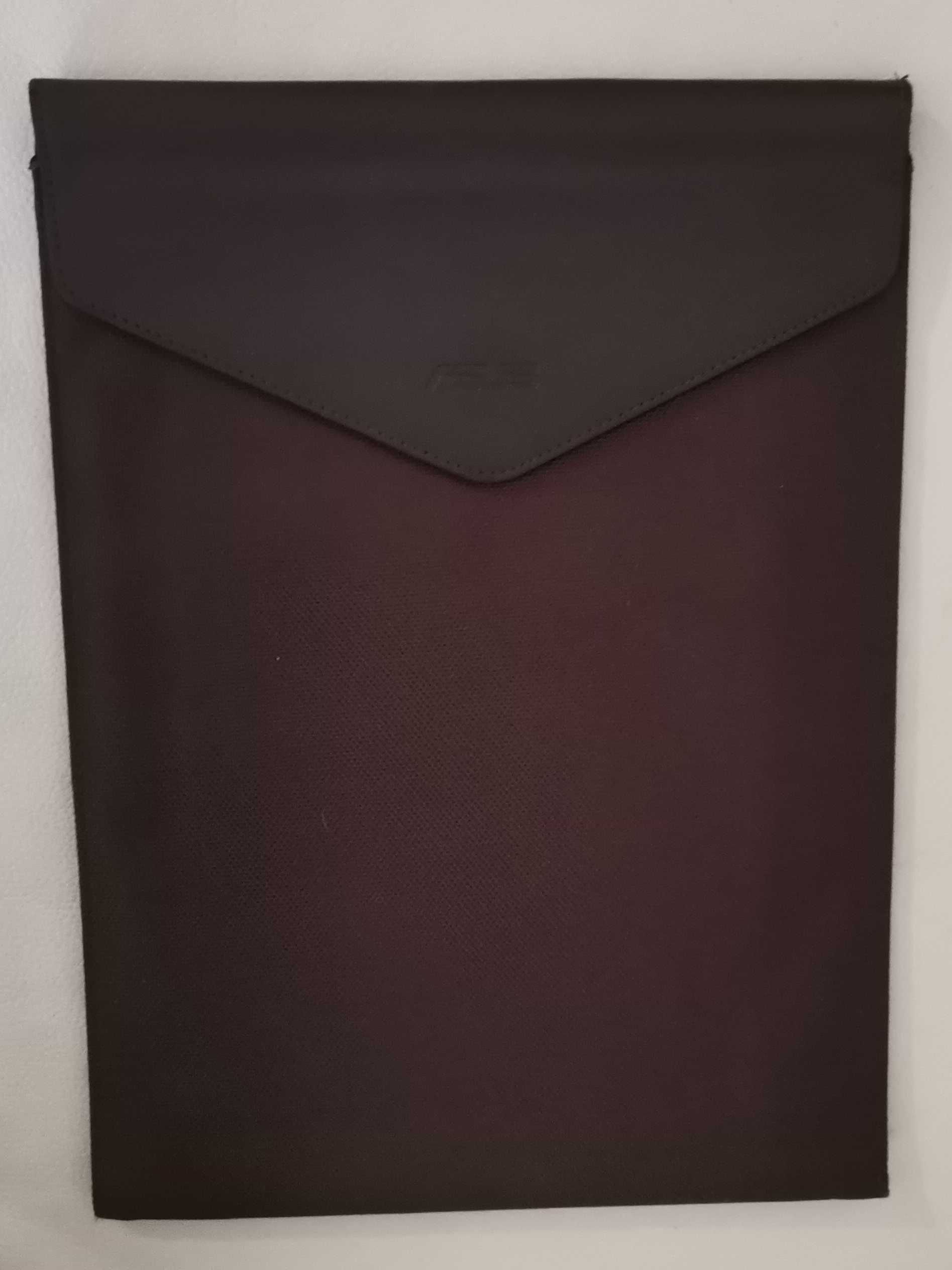 Чехол папка конверт для ноутбука Asus коричневого цвета