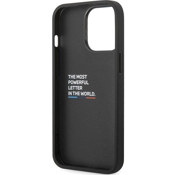 Etui BMW Leather Carbon do iPhone 13 Pro / 13 6.1"