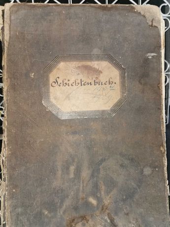 Książka Zmian z 1907 roku. Schichtenbuch.. Oryginał..