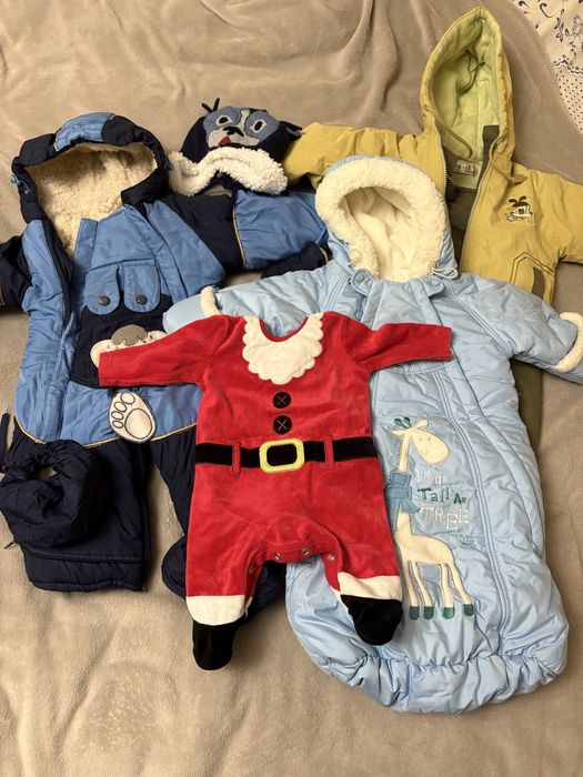 Зимовий комбінезон 0-12 на хлопчика