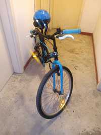 Bicicleta roda 24 hoje só 80€por 90€ mais capacete pegar e andar