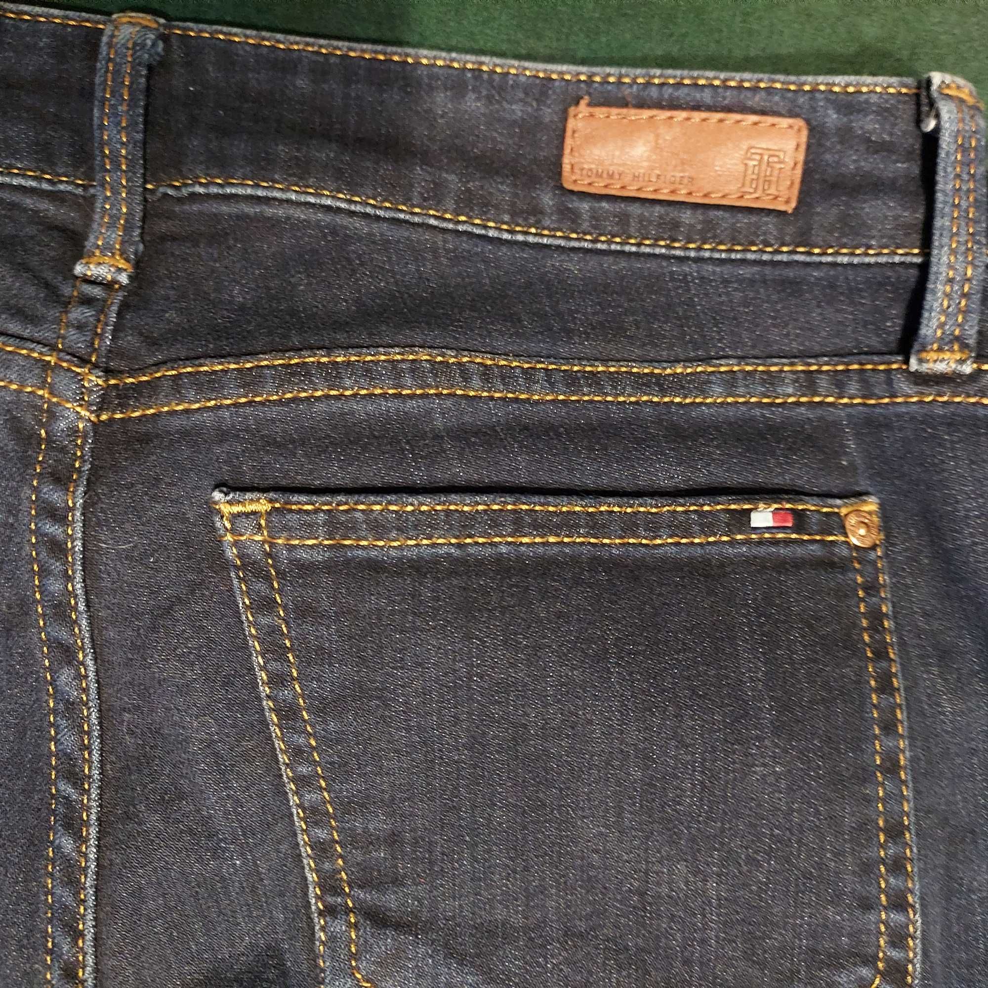 Tommy Hilfiger Milan LW slim fit 25/30 spodnie niebieskie jeansowe