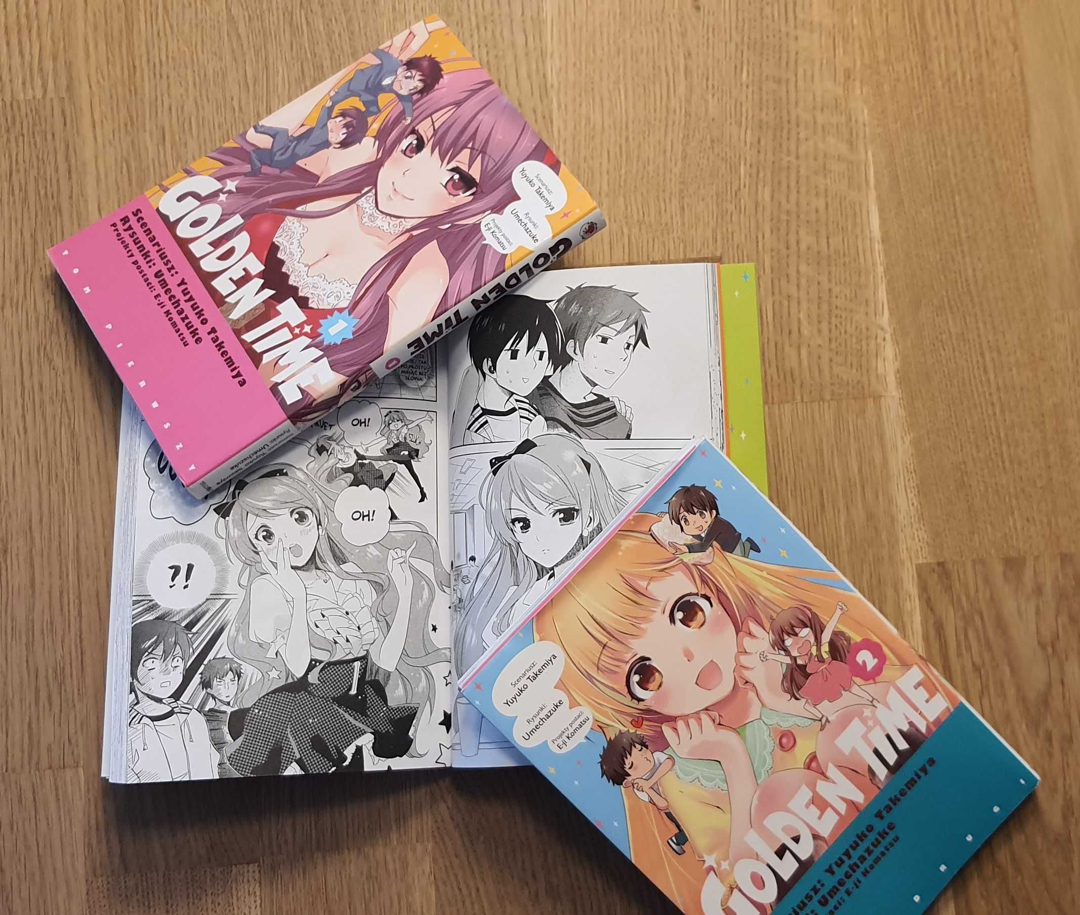 Komiks Manga GOLDEN TIME tomy 1-3 (cena za 3 tomy)