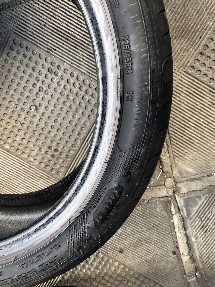 225/45R18-4шт Goodyear оригінал із Німеччини 7,5мм в наявності!