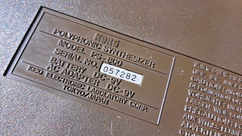 Korg Poly 800 - syntezator/klasyk lat 80