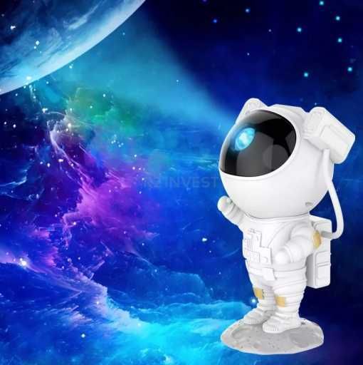 Projektor Gwiazd Astronauta SM4 – Galaktyczna Lampka Nocna LED