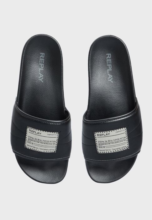 Мужские шлепки тапки Replay