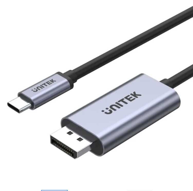 unitek adapter USB-C - DP 1.2 4K60HZ,1,8M, V1409A