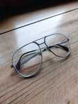 oprawki okulary Silhouette metalowe aviator premium srebrne