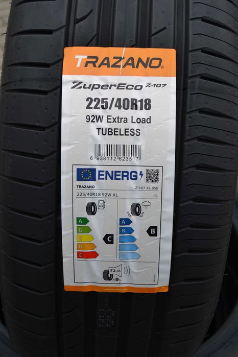 2x lato NOWE 225/40r18 Trazano ZuperEco letnie nowe 225/40-18 opony