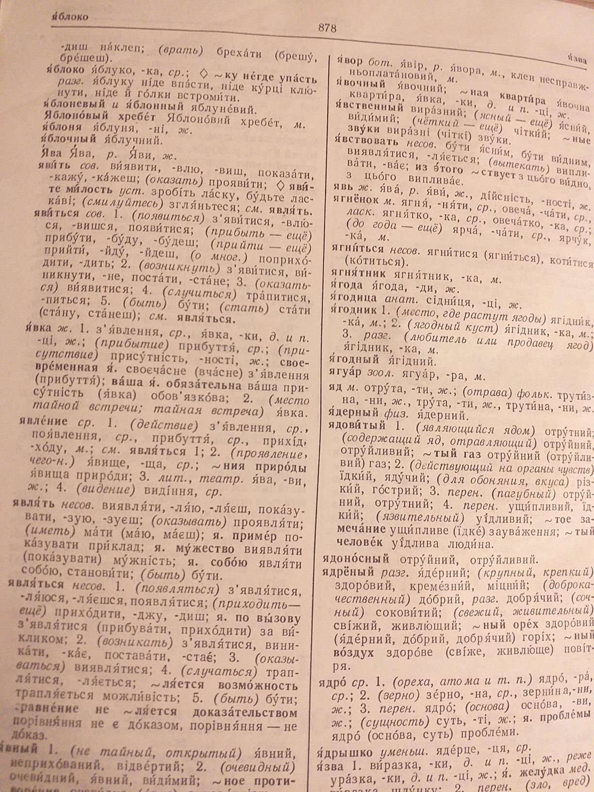 Русско - украинский словарь. 1974 года.