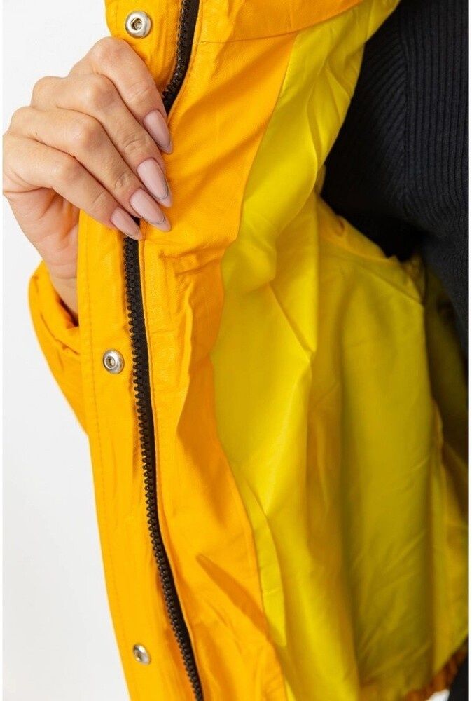 Стильна куртка Puff екошкіра-непромокає! р. наш М-L 36/38 євро