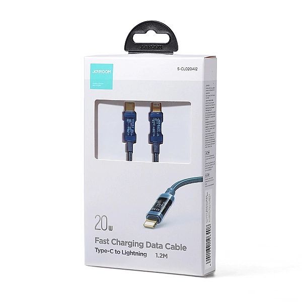Joyroom kabel przewód Usb Typ C - Lightning Pd 20w 1.2m niebieski (s-c