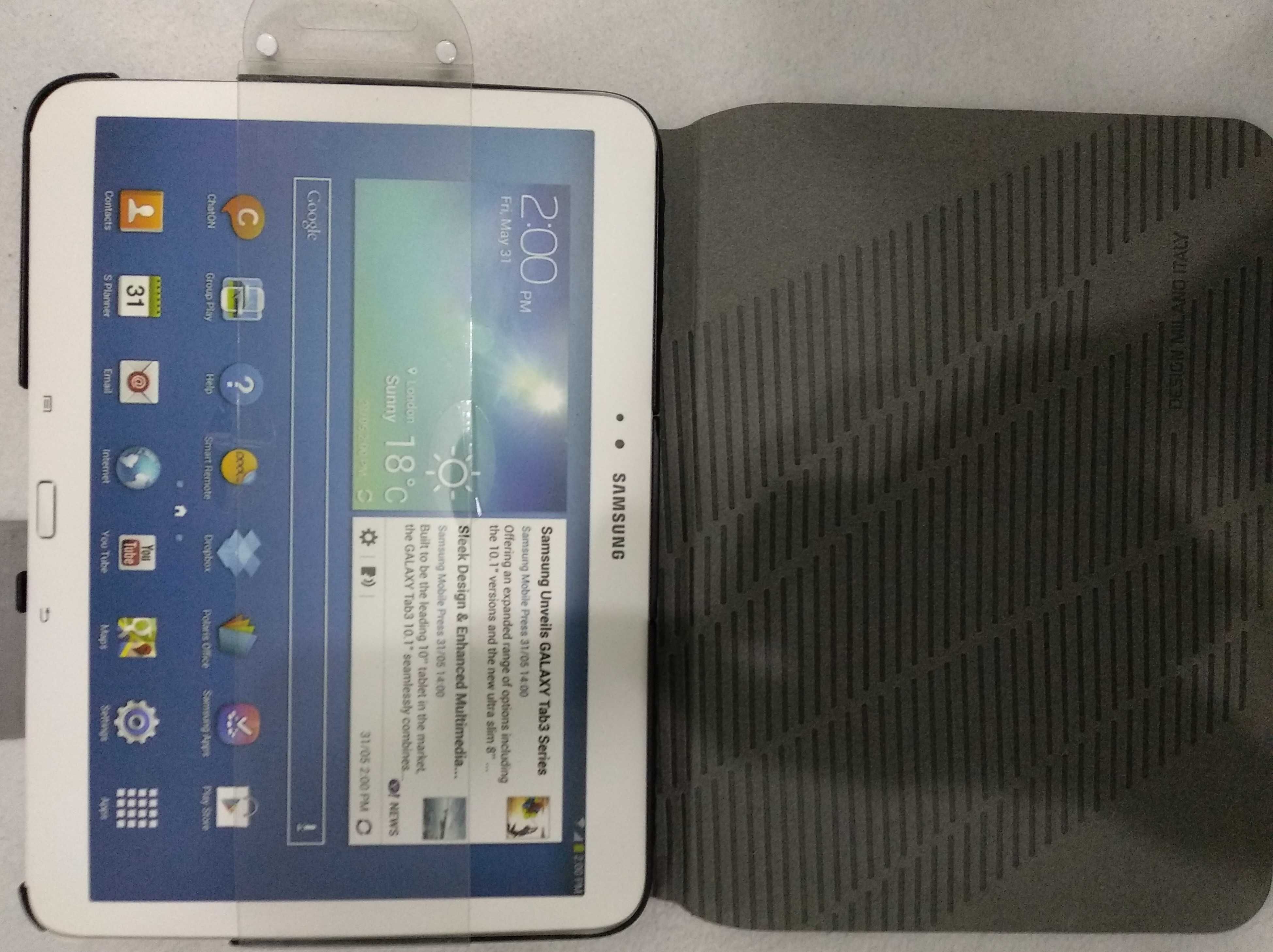 Чохол для планшета Tucano Macro Gray для Samsung Galaxy Tab 3 10.1
