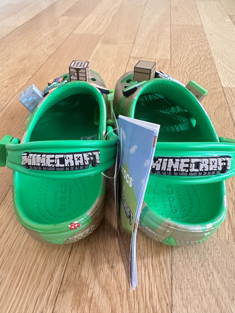 Оригінальні крокси в стилі Майнкрафт Kids' Minecraft Elevated Clog.