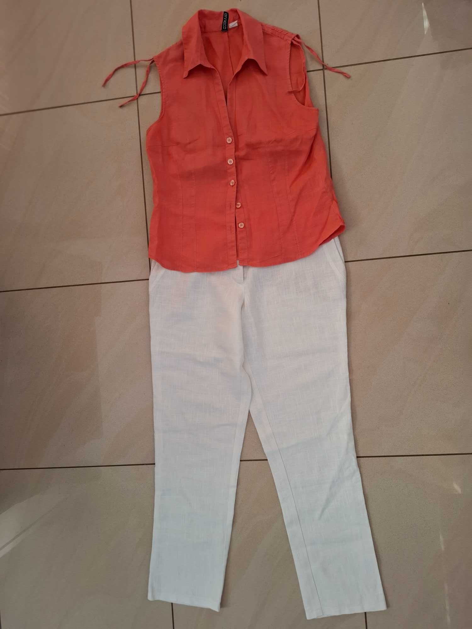 Bluzka lniana h&m 36 M zara