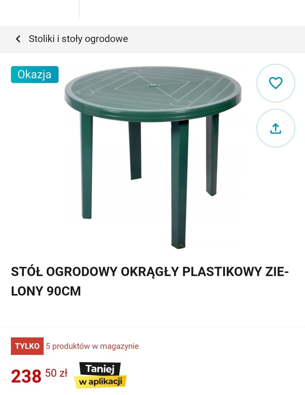 Zestaw mebli ogrodowych