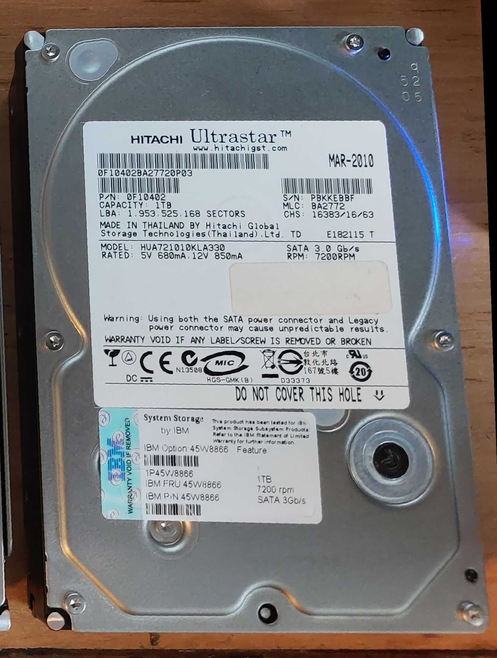 Dysk HDD  1000 GB 1T 3.5" sprawny