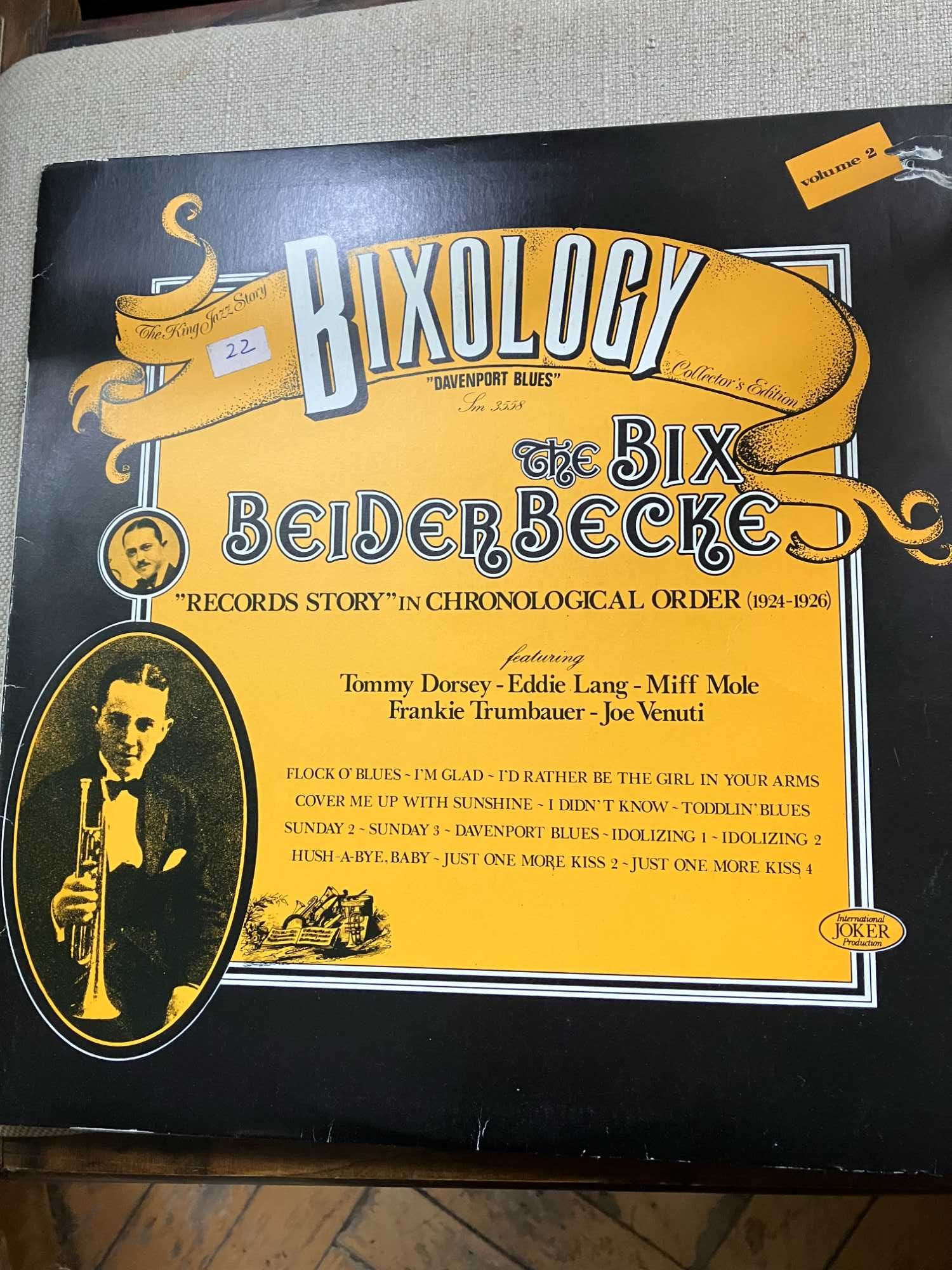 winyl Bixology  " The bix  beider becke" records story mint