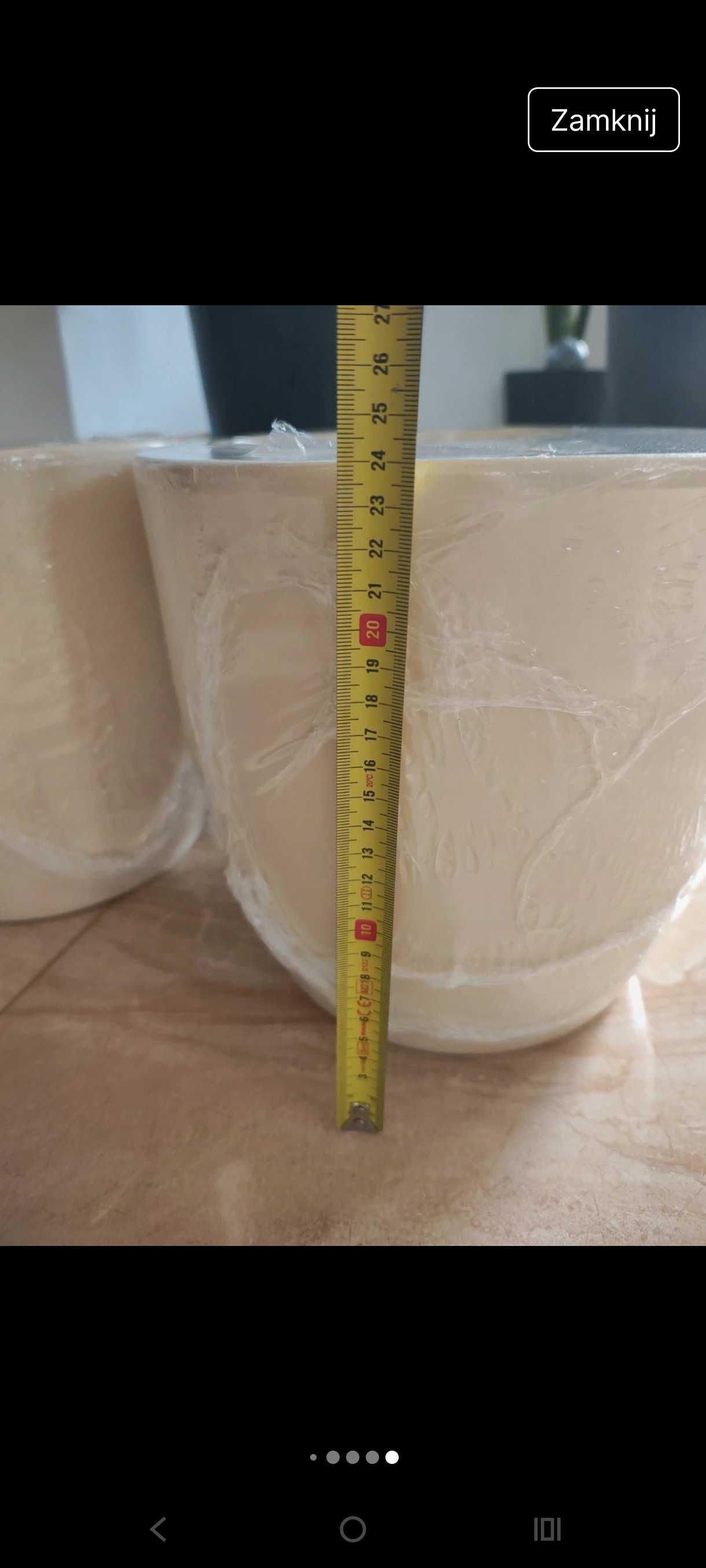 Duże donice ceramiczne 26cm