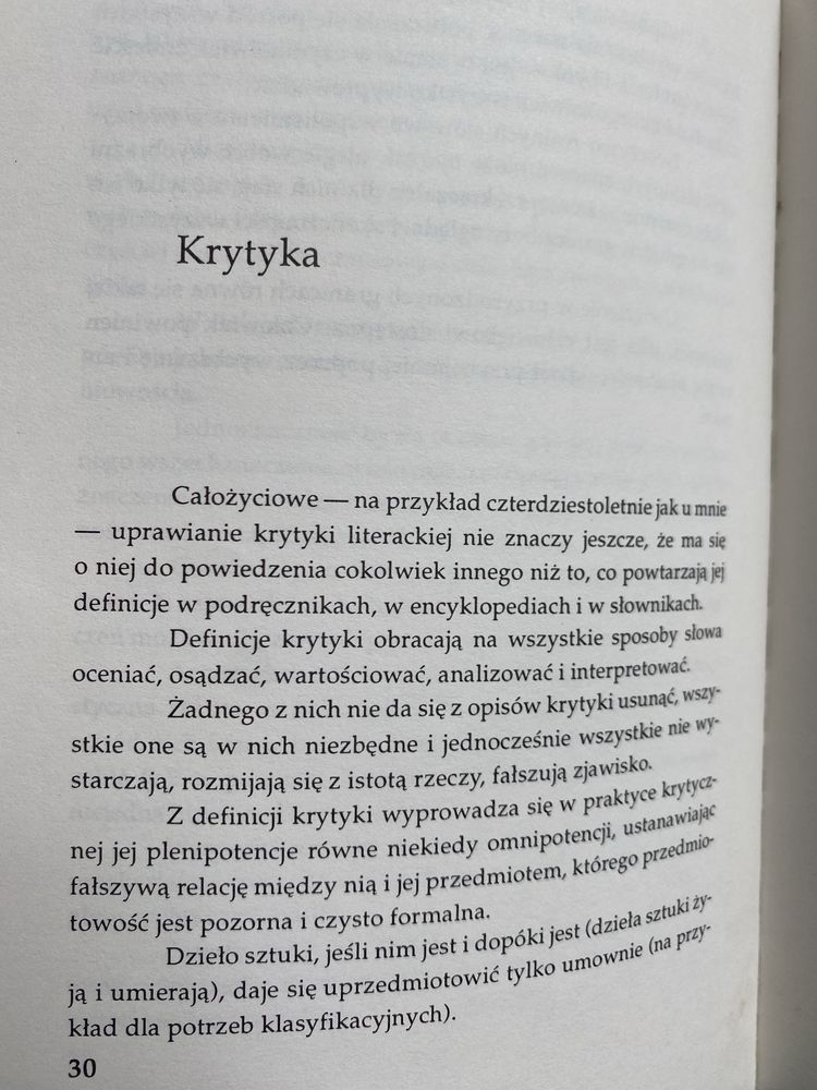 Henryk Bereza. Pryncypia