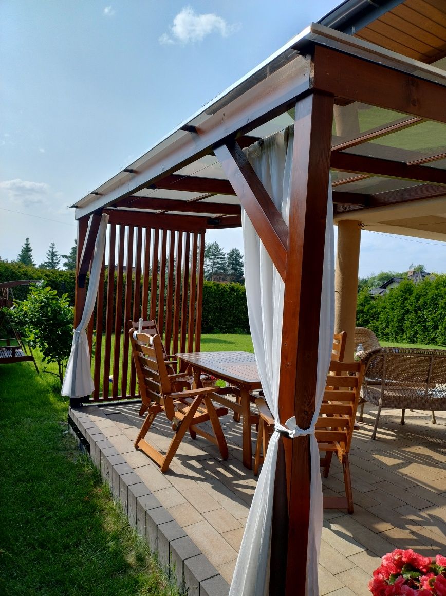 Zadaszenie tarasu, pergola, altana, poliwęglan.