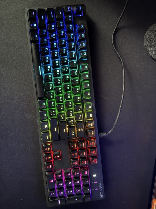 Клавіатура Hator Rockfall Evo Optical Black